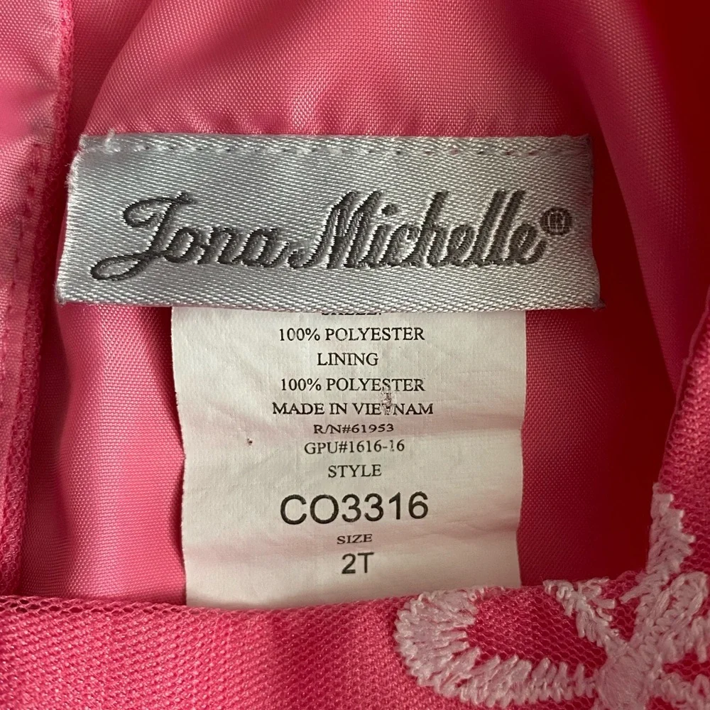 Jona Michelle Girls Lace Dress Size 2T